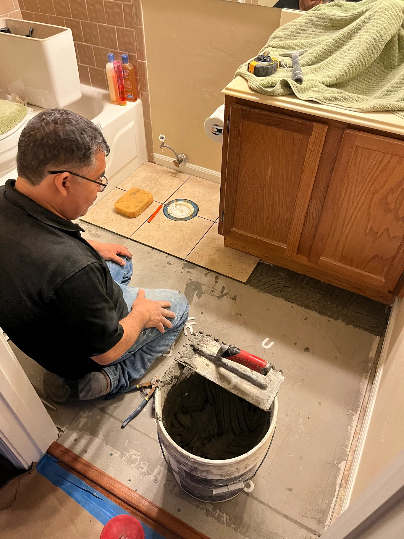 tile installation