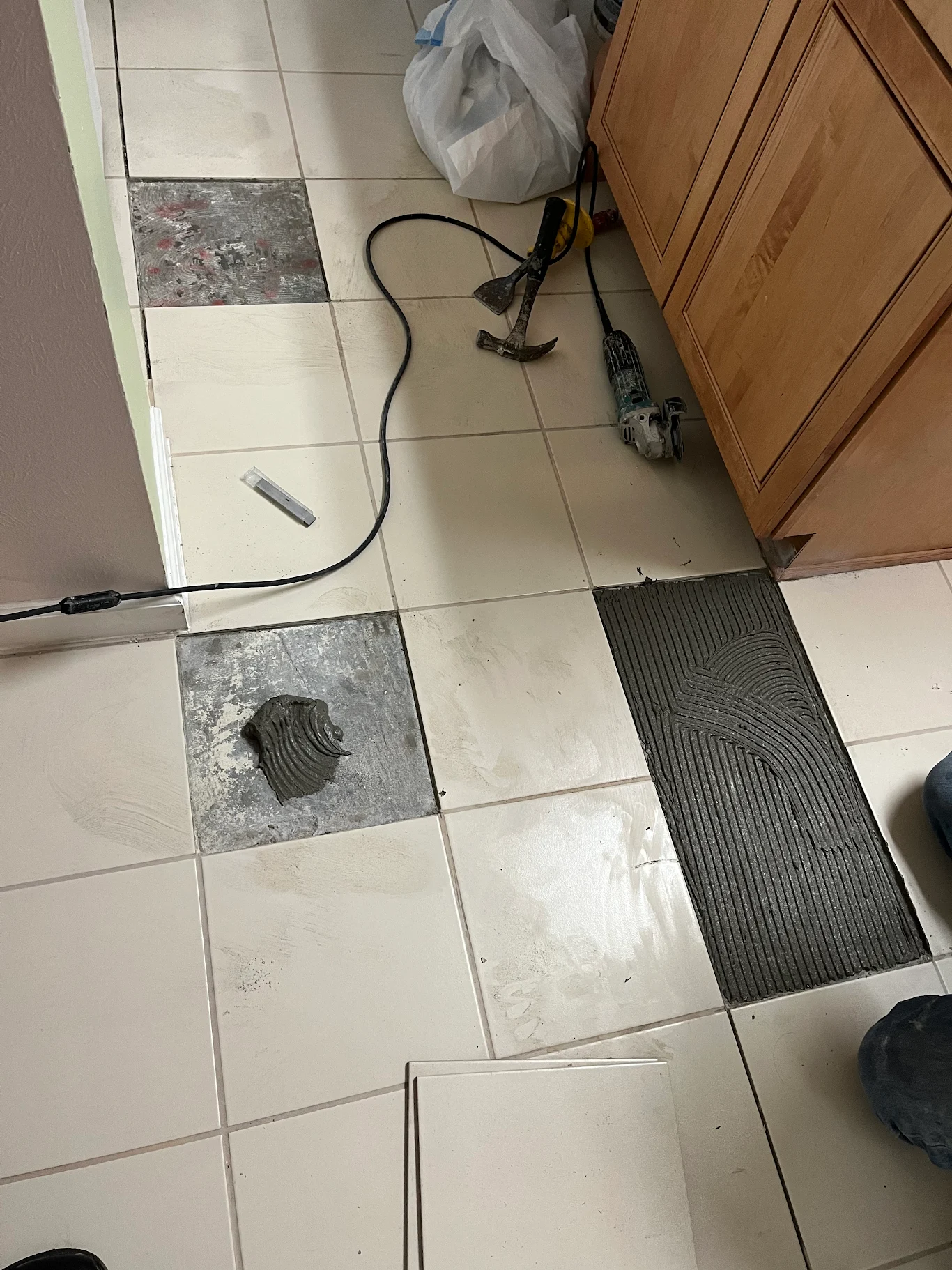 tile installation